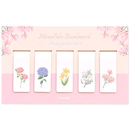 Monolike Magnetic Bookmarks Front Garden ver.1, Set of 5 - color: Front Garden Ver.1