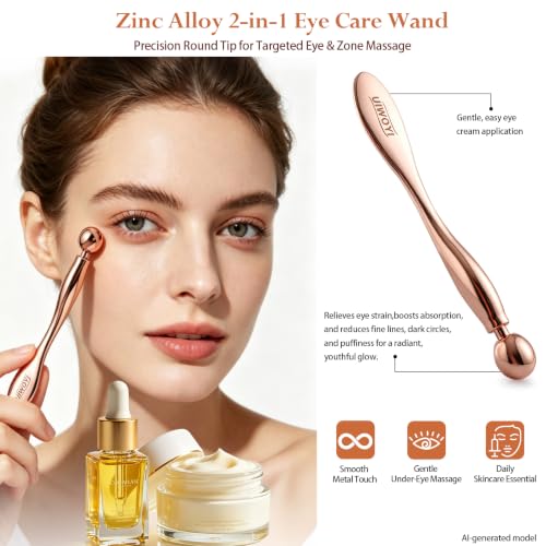 3 Pack Lymphatic Brush & Dual Sided Facial Exfoliating Eye Applicator Tools