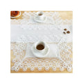 Lace Placemats Set of 2 Washable Off White 12x18inch - color: Dandelion, size: 2pcs