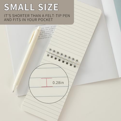 Pocket Notebook Mini Notepad Small Spiral Notebooks 3X5Inch(6-lucency) - size: 6-lucency