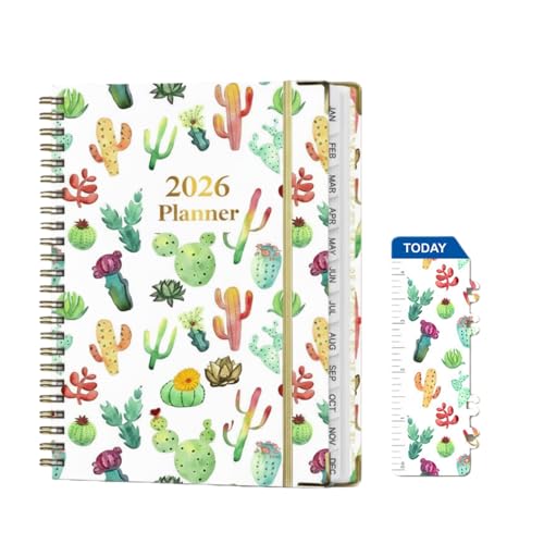 Planner 2026, Jan 2026-Dec 2026 Monthly & Weekly Calendar Planner,A5 Size - color: Green