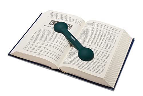 Bookmark/Weight-Page Holder-Holds Books Open and in Place-Green-by Superior Essentials - color: Green