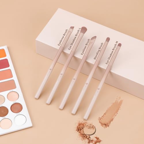 DUcare 14pcs Makeup Brushes Set,12Pcs Makeup Brush set with 2pcs Makeup Sponges Foundation Blending Face Powder Blush Eye Shadows Brushes - color: 12pcs