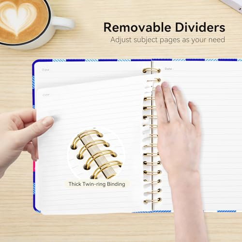 Lined Spiral Journal Notebook for Work A5, 160 Pages, Back & Body Hurts - color: Back