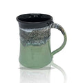 Clay in Motion Handmade Ceramic Mug 24 oz, Large Coffee Mug, Hand Painted Stoneware, Dishwasher Microwave & Oven Safe, Lead-Free, Made in USA Since 1981 (Midnight Prairie) - style: Midnight Prairie