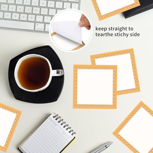 Sticky Notes 3x3 Inch, 2 Pads Cute Self-Stick Note Pads, Strong Adhesive Notepads for Office, Home, School, Organization and Reminders Cute Corgi