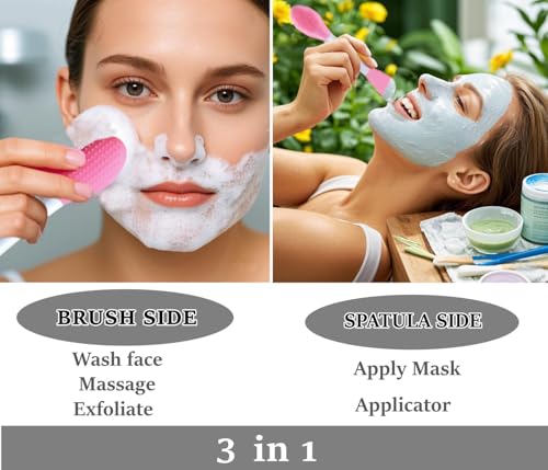Facial Cleansing Brush,lip scrubber exfoliator,Pore Cleaning Brush Tool