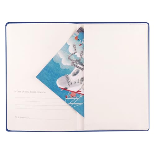 Comix Lined Journal Notebook for Work, 240 Pages, 5.5" x 8.3", Navy Blue - color: Navy Blue, size: 1 Pack