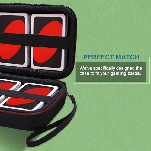 L LTGEM 300+ Card Game Case Compatible with Five Crowns/Piles, Rose Gold - color: Rose Gold