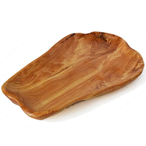 Root Wood Dish, Party Platter and Tray for Sandwich Bread Serving, appetizer display, Vintage ring dish, Hand Carved Artworks (10-12 inch) - color: 10-12in Root Platter