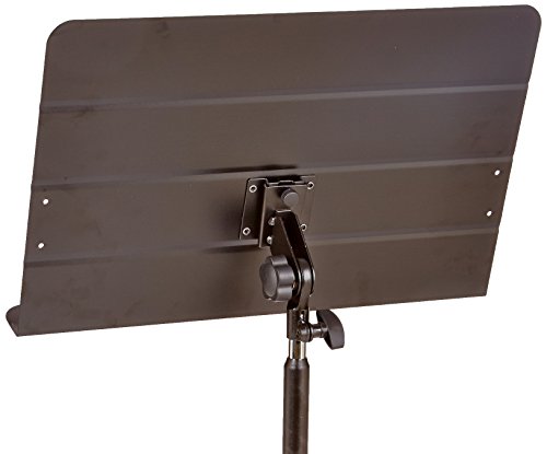 Amazon Basics Portable Height Adjustable Sheet Music Stand, Sturdy Metal, Black