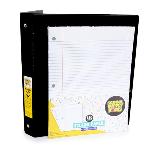 School Supply Boxes | 17" (Black or Clear) Backpack Bundle for (Elementary, Intermediate, or High School) - color: Clear, style: High School Pallet (180 Pack)