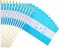 25Pack Small Honduras Flag Handheld Mini Honduran on Stick 5x8 Inch - color: Honduras