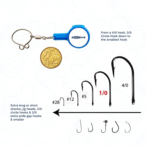 HOOK-EZE Fishing Knot Tying Tool | Protect from Fish Hooks | Tie Fishing Knots Easily | Cool Gadgets for Fishermen | Ice Fly Fishing | Fishing Accessories for Beginner Anglers | Nail Knot Tool - color: Pink, style: Standard