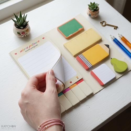 KatchOn Teacher Sticky Notes Set -Pack of 2, Teachers Appreciation Gifts - color: Multicolor