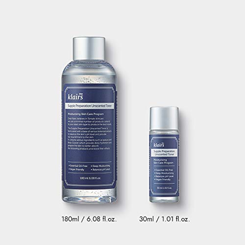 DearKlairs Ampule Mist + Unscented Toner Set Korean Hydrating Skincare