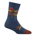 Darn Tough Women's Blossom Crew Lightweight Sock (Style 6104) - - color: Oak Denim, size: Large