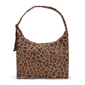 FASTFAIRY Nylon Shoulder Bag: Lightweight Adjustable Strap - color: Large-leopard, size: Large