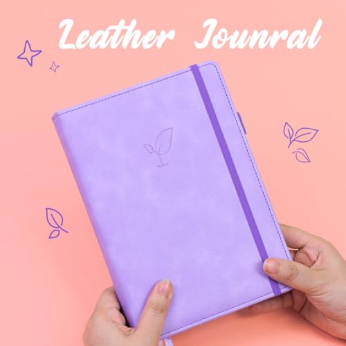 Hoci Poci 400 Pages Lined Journal Notebook, 5.8" x 8.4", Purple - color: Purple, size: Lined-400 Pages (5.7"×8.3")