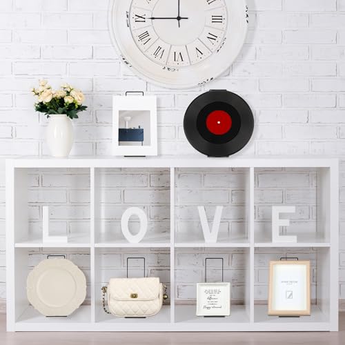6 Pack Large Metal Book Stand for Display Adjustable Holder - size: 11.8 Inch