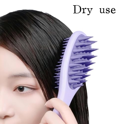 Silicone Scalp Massage Brush, Shampoo Hair Wash Comb for Shower