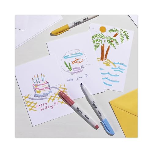 Sharpie S-Note Chisel Tip Pastel Markers & Highlighters, Assorted Colors Markers Set, Back to School Supplies & Teacher Essentials, Bulk 36 Pack - size: 36 Count - Assorted