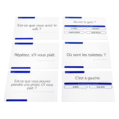 Pat's Flash Cards French Grammar, Pronunciations and Phrases Flash Cards (Travel Phrases) - style: Travel Phrases