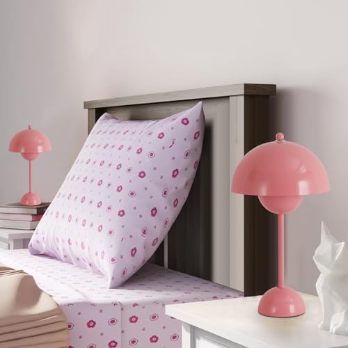 Creative Mid-Century Modern Bud Table Lamp for Home&Office, Light Pink - color: Light Pink