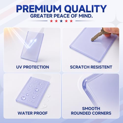 150 Card Protectors, 3"x4" Hard Toploaders & Soft Sleeves for Sports Cards