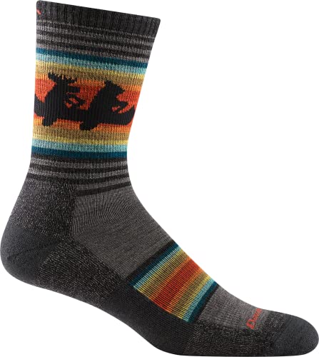 Darn Tough Vermont Men's Willoughby Micro Crew Cushion Hike Socks (5003) - color: Taupe, size: Medium