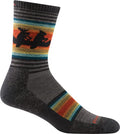Darn Tough Vermont Men's Willoughby Micro Crew Cushion Hike Socks (5003) - color: Taupe, size: Medium