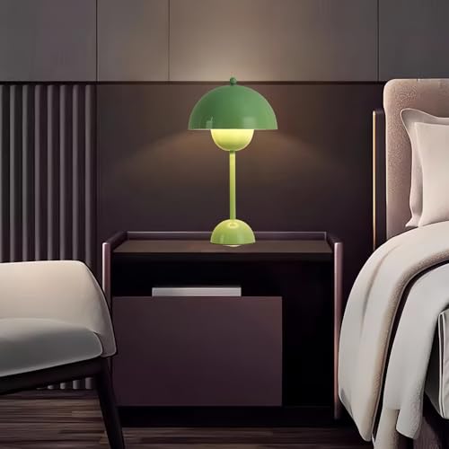 Creative Mid-Century Modern Bud Table Lamp for Home&Office, Rust Red - color: Rust Red