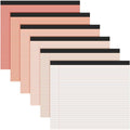 Lincia 6 Pcs Legal Pads Landscape Notebook, Gradient Orange - color: Gradient Orange