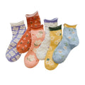 OTAODKA Cute Cotton Socks for Women Novelty Ankle Athletics Sock - color: 6 Pack Flowers