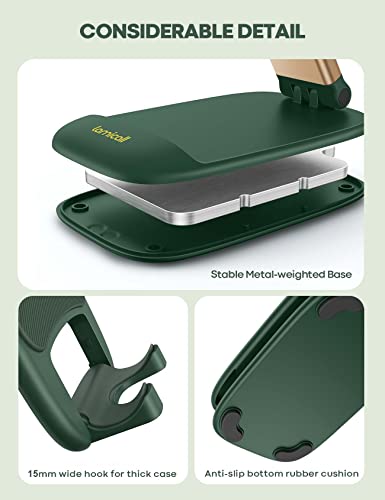 Lamicall Green Cell Phone Holder, Desk Accessories, Cellphone Stand - color: Dark Green
