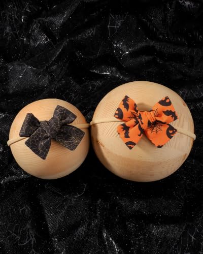 doboi 3 Pack Baby Girls Headbands Halloween Hair Bows - color: black