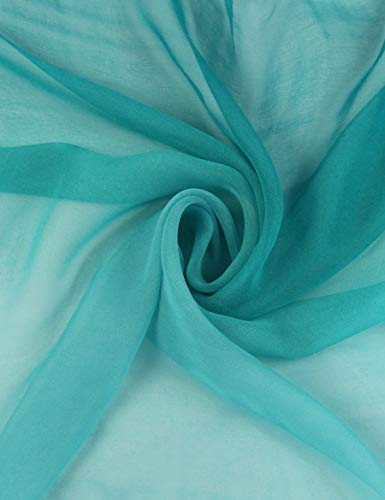 PANTONIGHT Long Chiffon Sheer Scarf Gradient Shaded Colors Lightweight Scarf For Womens - color: Col 705