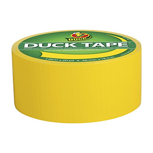 Duck 1304966 Tape, Yellow Sunburst, 1.88" x 20 Yards, Single Roll - color: Yellow, size: Single Roll