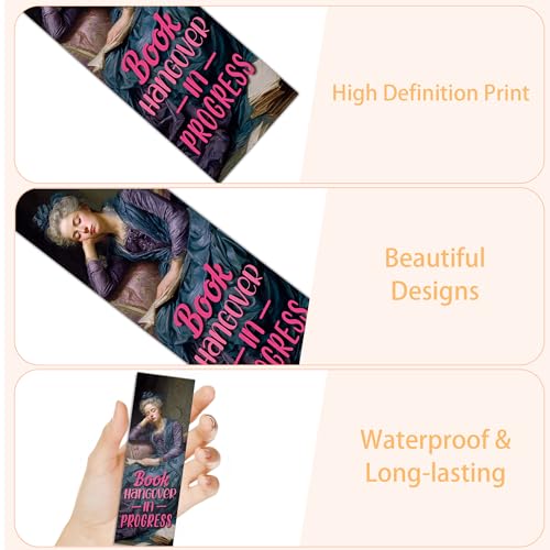 100 Pcs Funny Vintage Art Bookmarks Bulk, Fun Paper Book Marks for Women, Pretty Girl Reading Accessories, Book Lover Gifts Bookworm Supplies Birthday Christmas Stuffers - style: Funny Girl