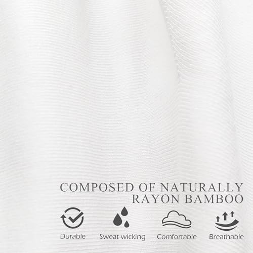 Women Thin Socks Rayon Bamboo Ankle Silky Quarter Anti Odor Casual Summer Socks 6 Pairs - color: White, size: 8-11