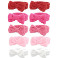 10 Pack Red Valentine Soft Spa Headbands Bulk for Women Girls - color: Multicolor 01