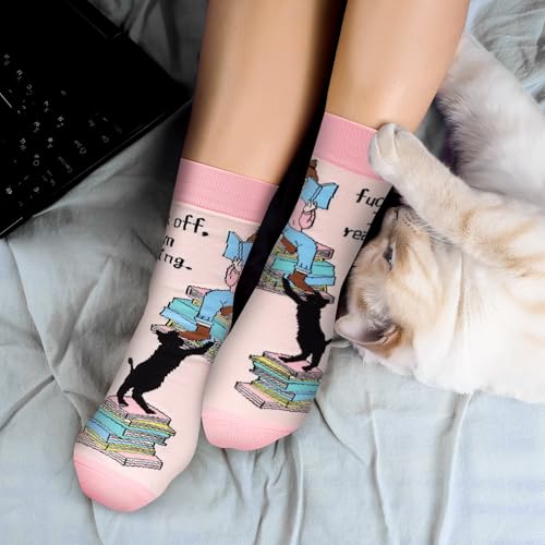 Funny Socks for Women and Teenage Girls, Cute Crazy Unique Novelty Gifts - color: A-cat-1