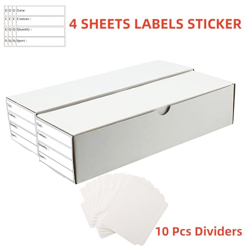 Trading Card Storage Box,2-Pack 1600 Count Cardboard TCG&Sport Card Box - size: 2-Pack