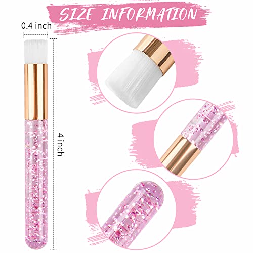 TUZAZO 20 PCS Pink Lash Shampoo Brushes for Cleansing - style: 20 Brushes, Pink
