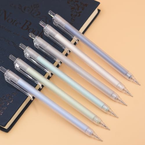 0.7mm Cute Mechanical Pencil Set 12 PCS Pastel Mechanical Pencils With 1 Erasers,1 Tube HB Lead Refill For Writing,Sketching,Drawing,Student Stationary
