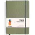 ANECDOTE. Lined Journal Notebook,192 Pages, A5 size: 8.3" x 5.4"| Hardcover - color: Olive Green, size: 8.3" x 5.4"