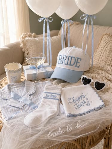 Happy Tears Handkerchief, White Embroidered Wedding Party Accessory Bridesmaid Gift Something Blue - style: Happy Tears Handkerchief