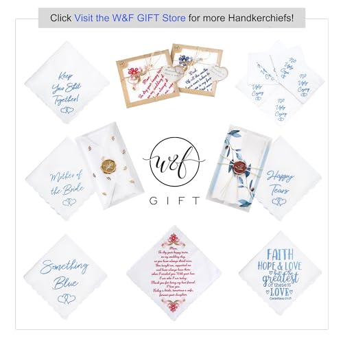 Mother of the Bride Gifts Wedding Handkerchief Keepsake - color: Mother of the Bride, style: Brown Envelope