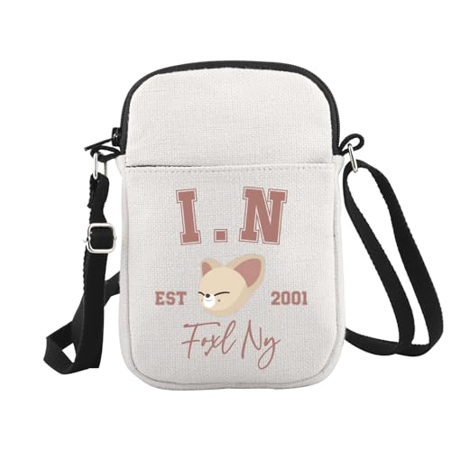 WCGXKO Korean Pop Gift Korean Group Merch Boys Group Est 1999 Dwaekki Crossbody Bag for Pop Music Lover - color: 2001foxl Cr