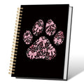 VONTP Coquette Pink Bow Dog Spiral Notebook, 5.5x8.3 Inch - color: 005-Dog